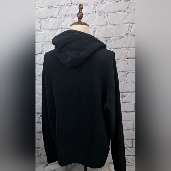 Polo Ralph Lauren Full Zip Sweater All Black Big Pony Flag Hoodie 2XL XXL 3XL - Picture 4 of 16